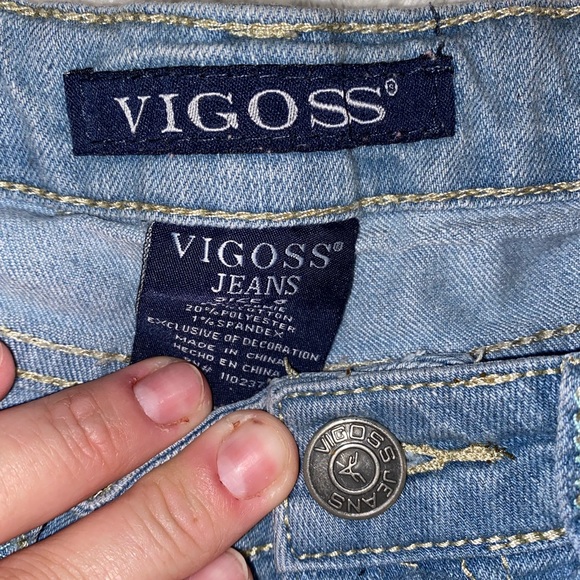 Girls Size 8 Jean Shorts Lot of 3 Arizona & VIGOSS - Picture 13 of 16